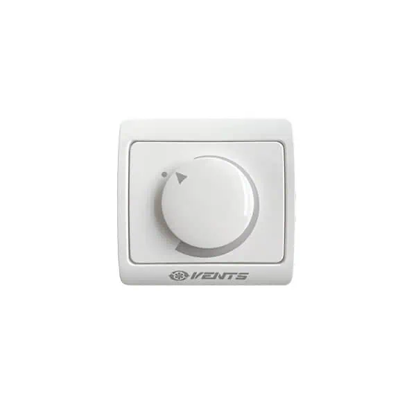 Apgriezienu regulators ventilatoriem, zemapmetuma, balts