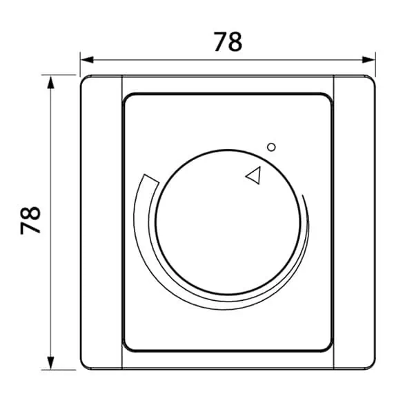Apgriezienu regulators ventilatoriem, zemapmetuma, balts — attēls 3