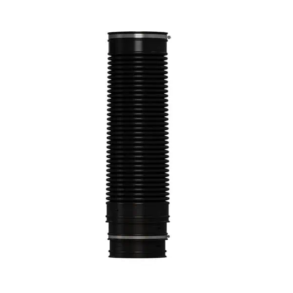 Elastīga savienojuma caurule D100/D110/D125, max 522 mm