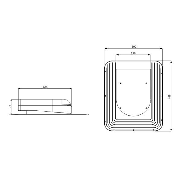 Plaknes ventilācija, P17, STANDARD - Image 3