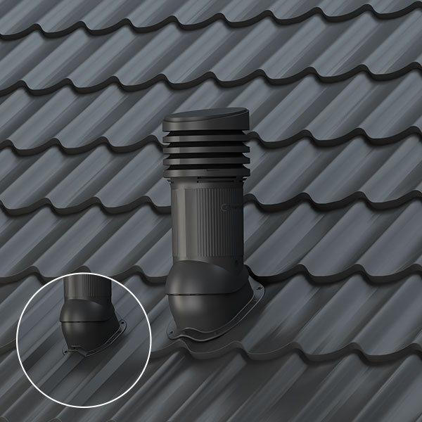 Ventilācijas izvads E30, D150, izolēts, PERFEKTA EVO — attēls 2