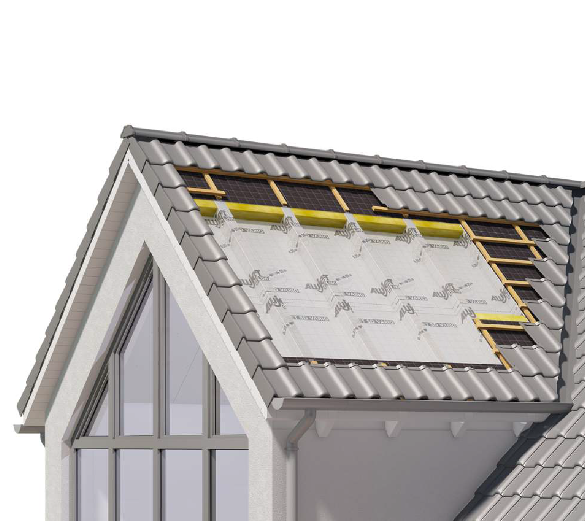 Tvaika barjeras membrāna 110g ALUJET Climajet SD Vario 75m2 (1.5m x 50m) — attēls 4