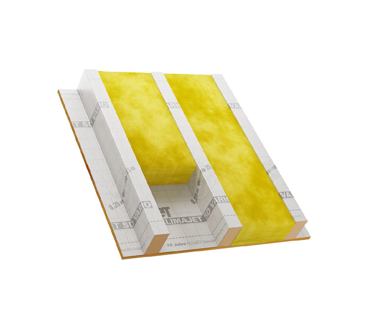 Tvaika barjeras membrāna 110g ALUJET Climajet SD Vario 75m2 (1.5m x 50m) — attēls 3