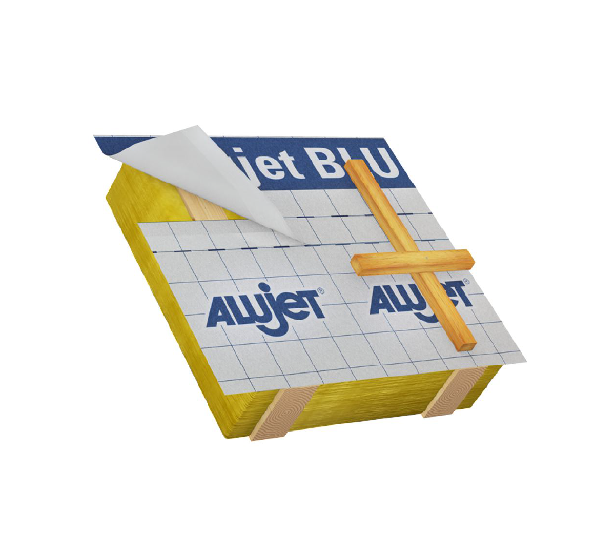 Jumta membrāna 145g ALUJET Difujet BLU 75m2 (1.5m x 50m) — attēls 5