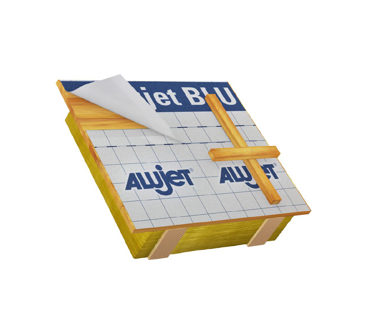 Jumta membrāna 145g ALUJET Difujet BLU 75m2 (1.5m x 50m) — attēls 6