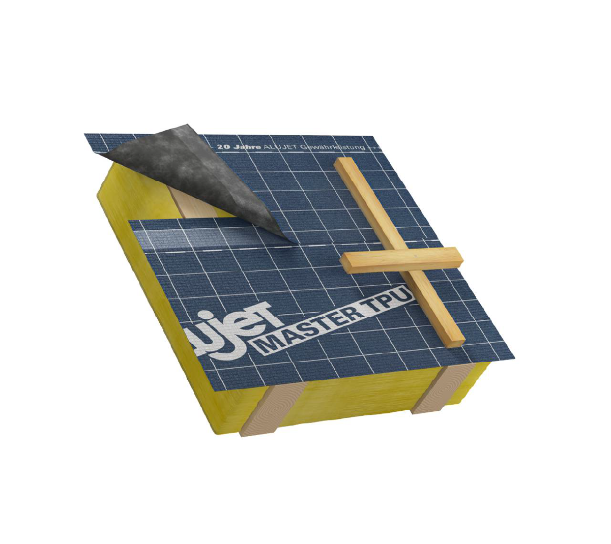 Jumta membrāna 270g ALUJET Master TPU 75m2 (1.5m x 50m) - Image 2