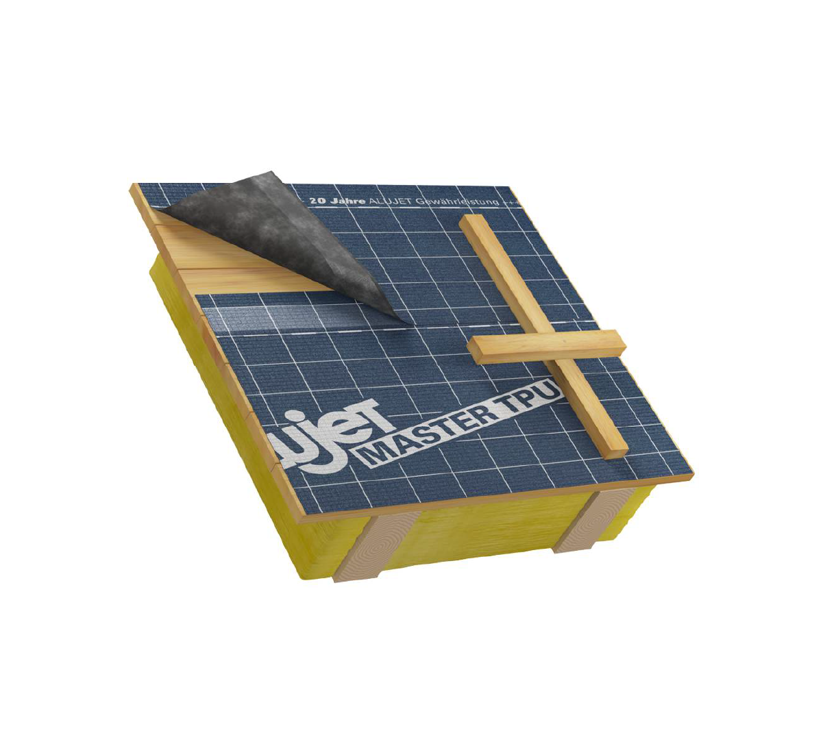 Jumta membrāna 270g ALUJET Master TPU 75m2 (1.5m x 50m) - Image 3