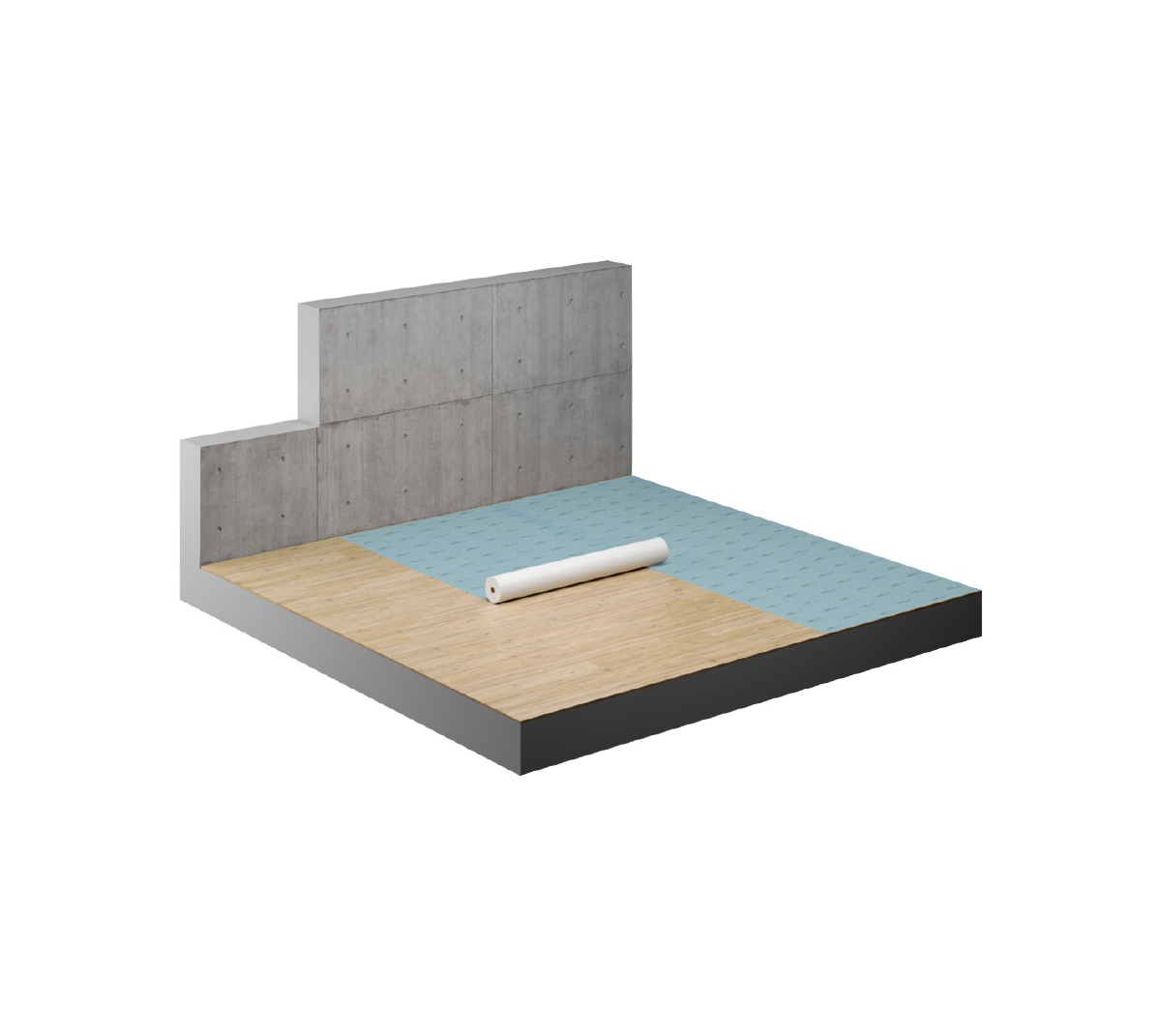 Aizsargmembrāna koka konstukcijām ALUJET Rainguard 18,75m2 (375mm x 50m) - Image 4