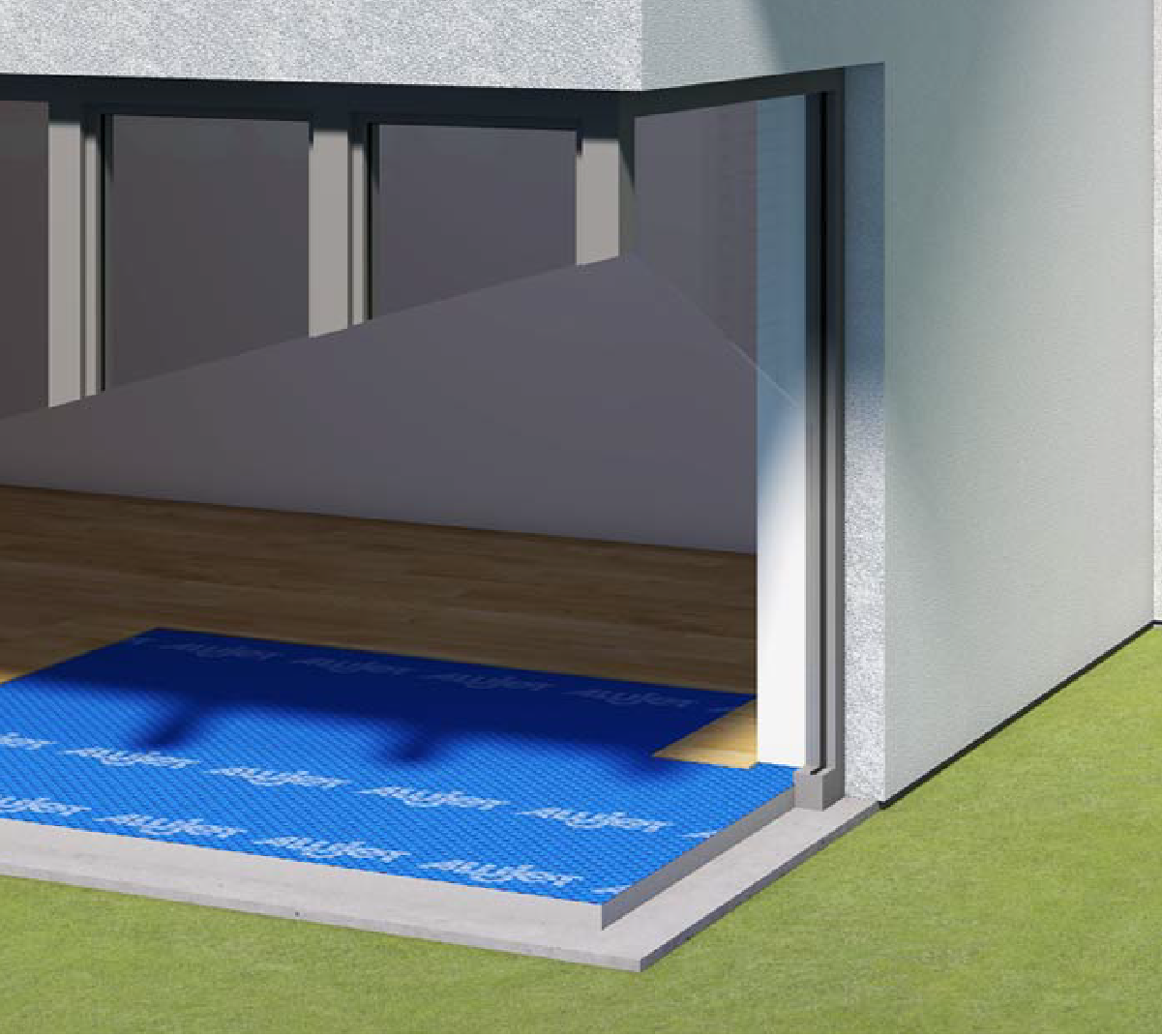 Grīdas membrāna laminātam un parketam ALUJET Sonic 3000 4.05m2 (750mm x 5.4m) — attēls 3