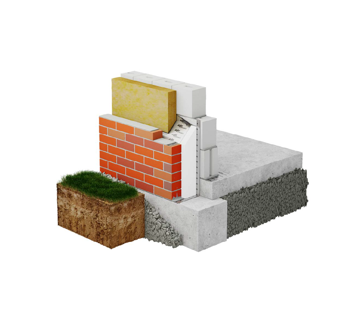 Hidroizolācijas membrāna mūriem un sienām ALUJET Walljet ALU - 50m2 (1m x 50m) — attēls 8