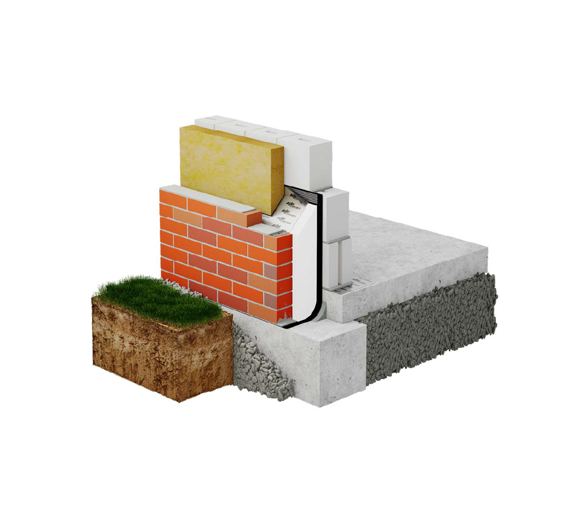 Hidroizolācijas membrāna mūriem un sienām ALUJET Walljet ALU - 50m2 (1m x 50m) — attēls 9