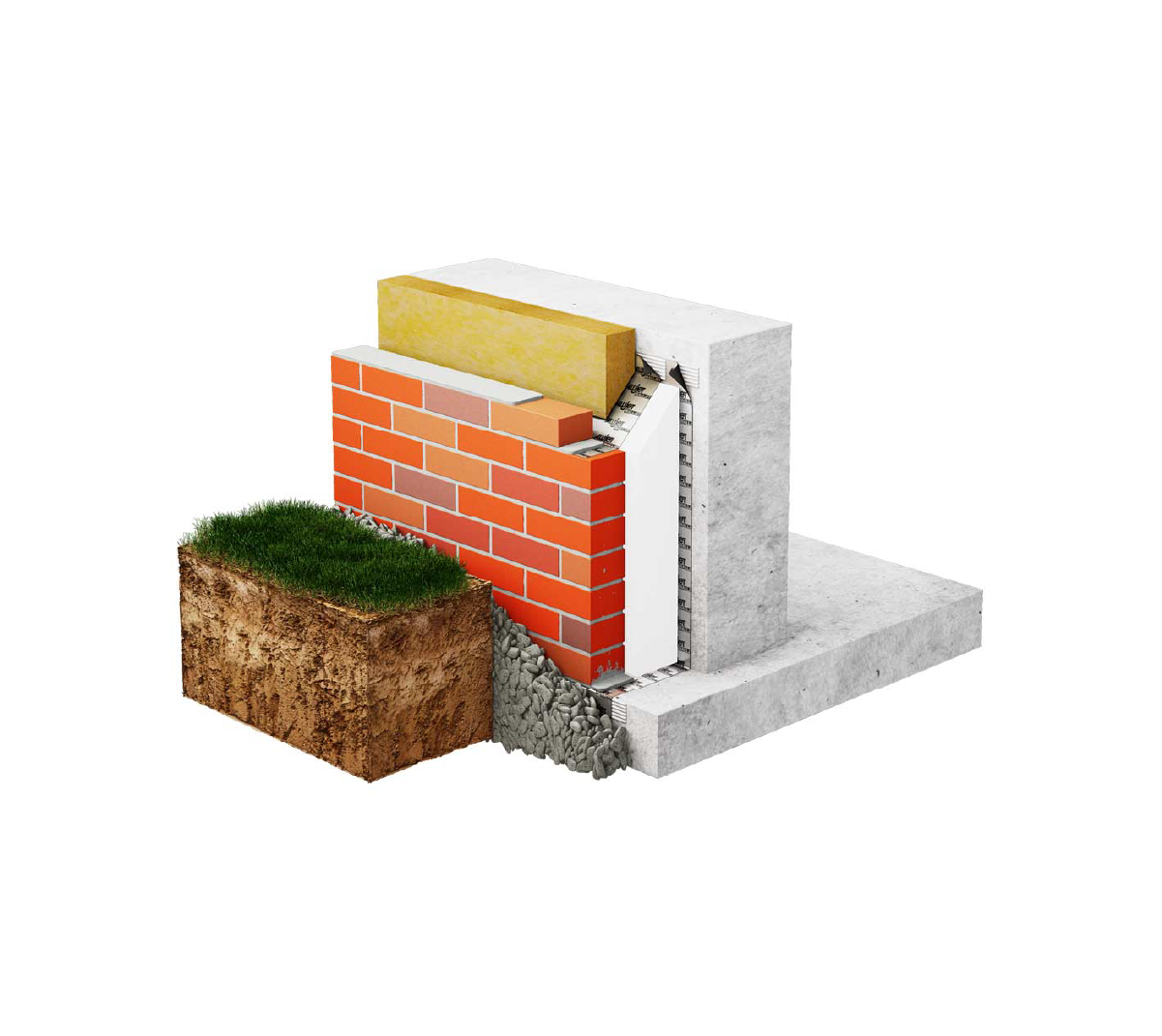 Hidroizolācijas membrāna mūriem un sienām ALUJET Walljet ALU - 50m2 (1m x 50m) — attēls 7