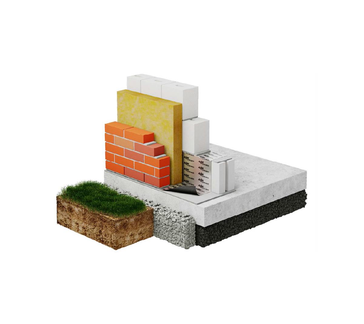 Hidroizolācijas membrāna mūriem un sienām ALUJET Walljet ALU - 50m2 (1m x 50m) — attēls 6