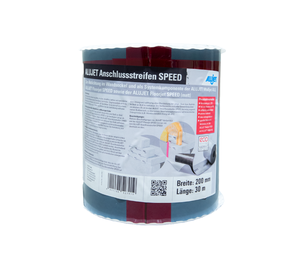 Grīdas membrāna ar līmi ALUJET Floorjet Anschlusstreifen Speed - 11,375 m2 (350 mm x 32,5 m) - Image 8