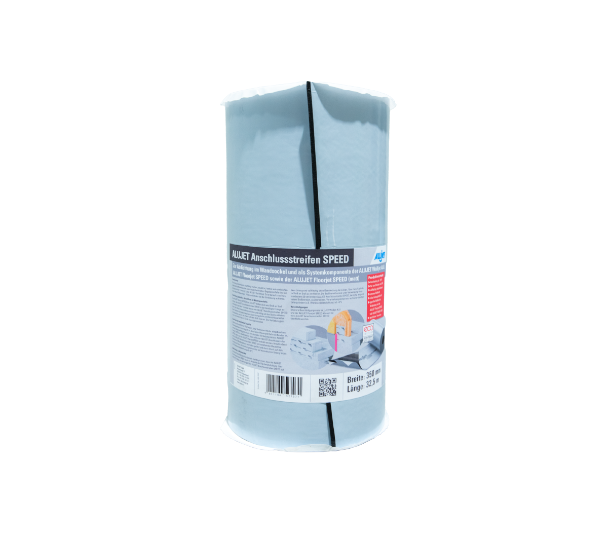 Grīdas membrāna ar līmi ALUJET Floorjet Anschlusstreifen Speed - 11,375 m2 (350 mm x 32,5 m) - Image 4