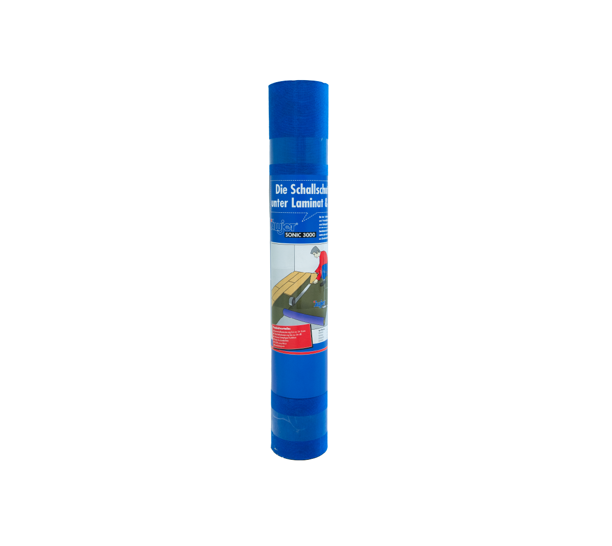Grīdas membrāna laminātam un parketam ALUJET Sonic 3000 4.05m2 (750mm x 5.4m) — attēls 2